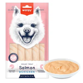  Wanpy Creamy Lickable Treat Salmon and Chicken