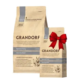 Grandorf CAT ADULT STERILISED Rabbit & Turkey