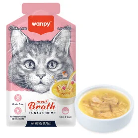 Wanpy Meat Broths Tuna and Shrimp