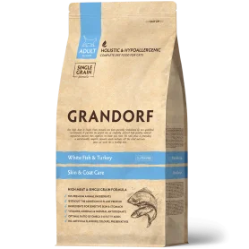 Grandorf CAT ADULT Skіn & Coat Care White Fish & Turkey