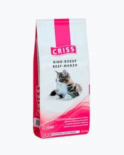 Сухой корм Criss (Крис) - для взрослых и пожилых кошек, с говядиной