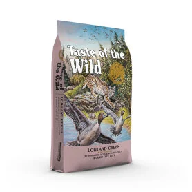 Сухой корм Taste of the Wild Lowland Creek Feline Formula для кошек и котят на всех стадиях жизни, с перепелом и уткой