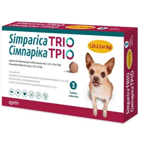 Simparica Trio 1.25 - 2.5 кг