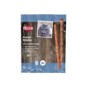 Лакомства Trixie Premio Sticks Quintett with Salmon & Trout — для кошек, с лососем и форелью