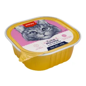 Беззерновой влажный корм Wanpy Tuna&Salmon мусс для кошек с тунцом и лососем