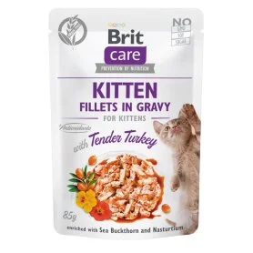Brit Care Kitten Pouch Fillets in Gravy