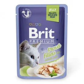 Brit Premium Delicate Fillets in Jelly Trout