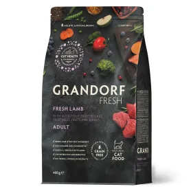 Сухой корм Grandorf Fresh Cat Lamb & Seet Potato - для взрослых кошек, с ягненком и бататом