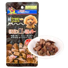 Ласощі DoggyMan Steamed Duck Liver Bits з качиною печінкою для собак