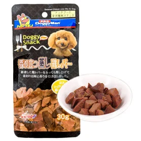 Ласощі DoggyMan Steamed Chicken Liver Bits для собак з курячою печінкою