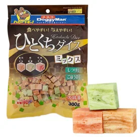 Ласощі DoggyMan Mixed Dice Treats кубики з яловичиною, тріскою і куркою для собак