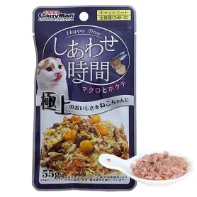 Вологий корм CattyMan Tuna Bonito Scallop для котів з тунцем, макреллю і гребінцем в желе