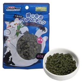 Функціональні ласощі CattyMan Hairball Care Bonito and Tuna Bits для виведення шерсті у котів, з шматочками макрелі і тунця