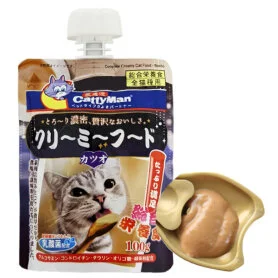 Вологий корм CattyMan Complete Creamy Food Bonito для котів з макреллю