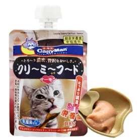 Вологий корм CattyMan Complete Creamy Food Salmon для котів з лососем