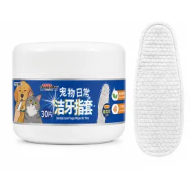 Салфетки DoggyMan Dental Care Finger Wipes для ухода за зубами кошек и собак
