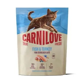 Сухий беззерновий корм Carnilove True Fresh Fish & Turkey Sterilised - для стерилізованих котів, з рибою та індичкою